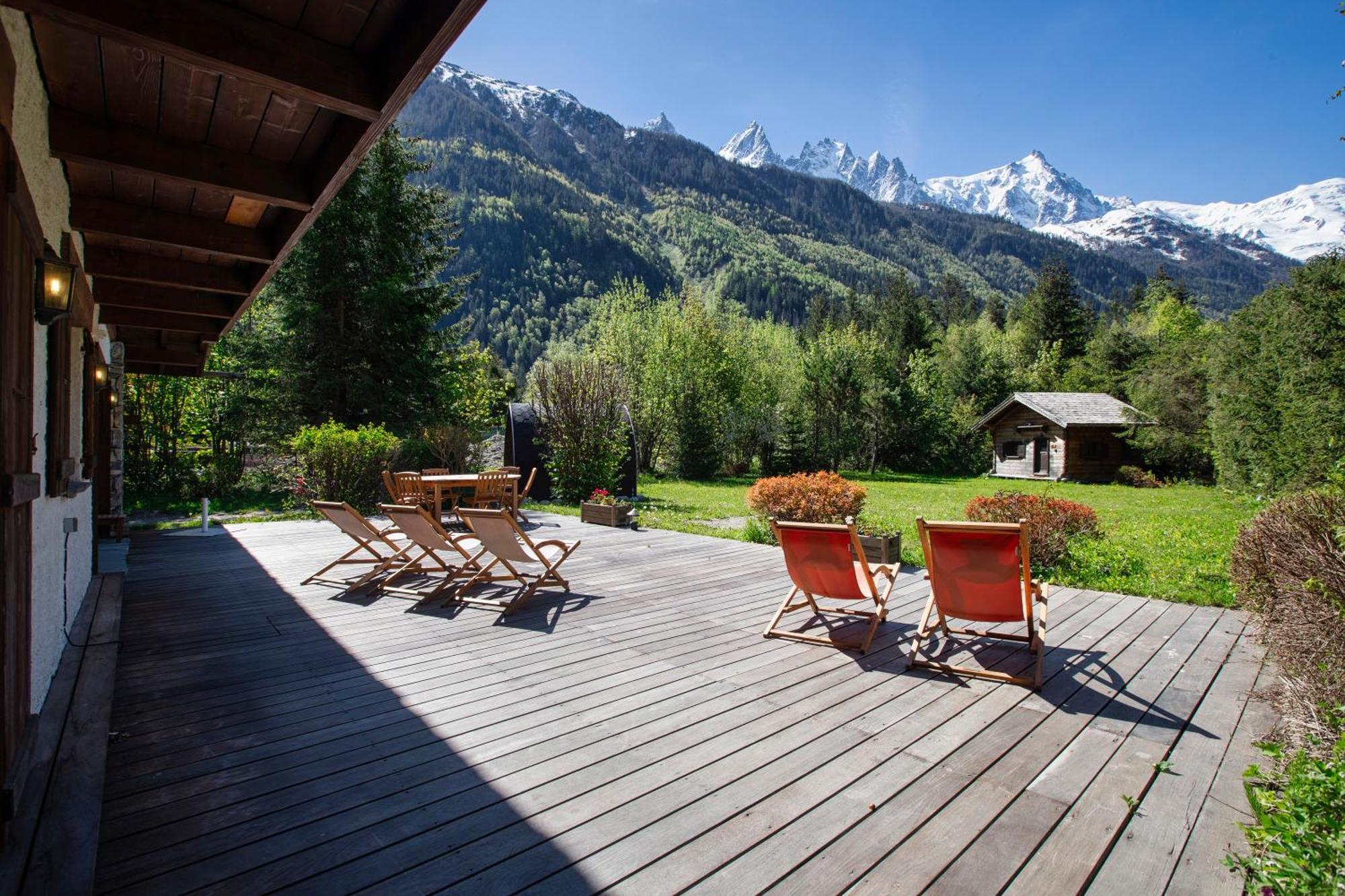 Chalet Les Praz - 280Sqm - Sauna Cinema Fitness - 5 Bedrooms In Heart Of Les Praz - By Cozee Rentals Chamonix Eksteriør bilde